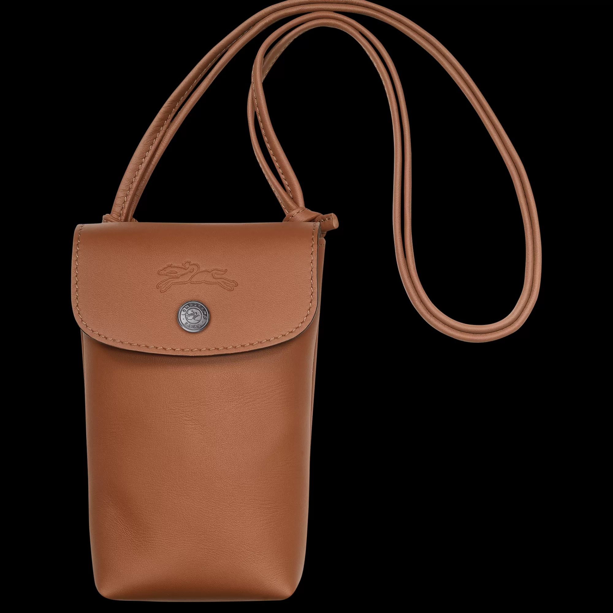 Le Pliage Xtra | Accessoires>Longchamp Etui Téléphone Avec Cordon Le Pliage Xtra Cognac