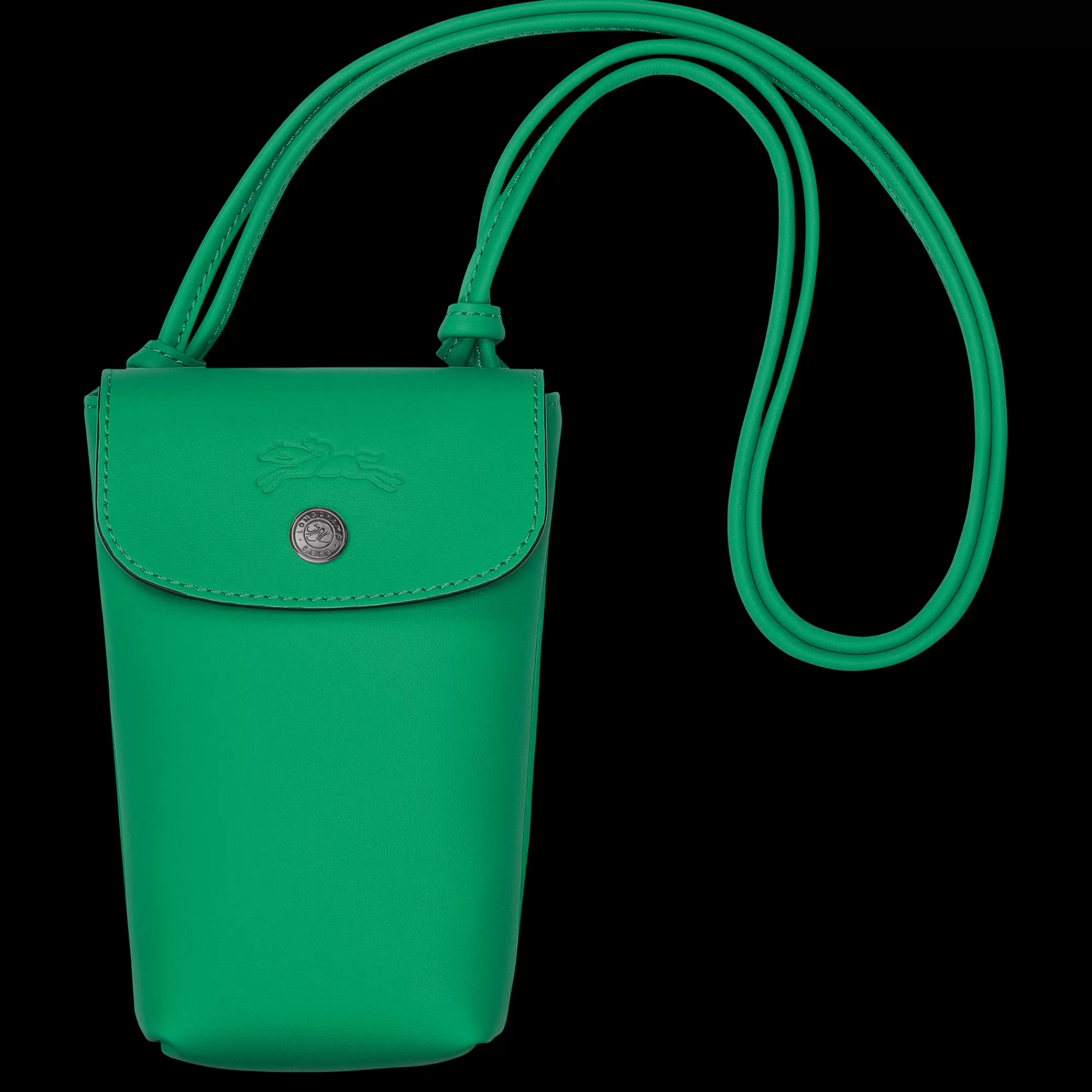 Le Pliage Xtra | Pochettes & Étuis>Longchamp Etui Téléphone Avec Cordon Le Pliage Xtra Vert