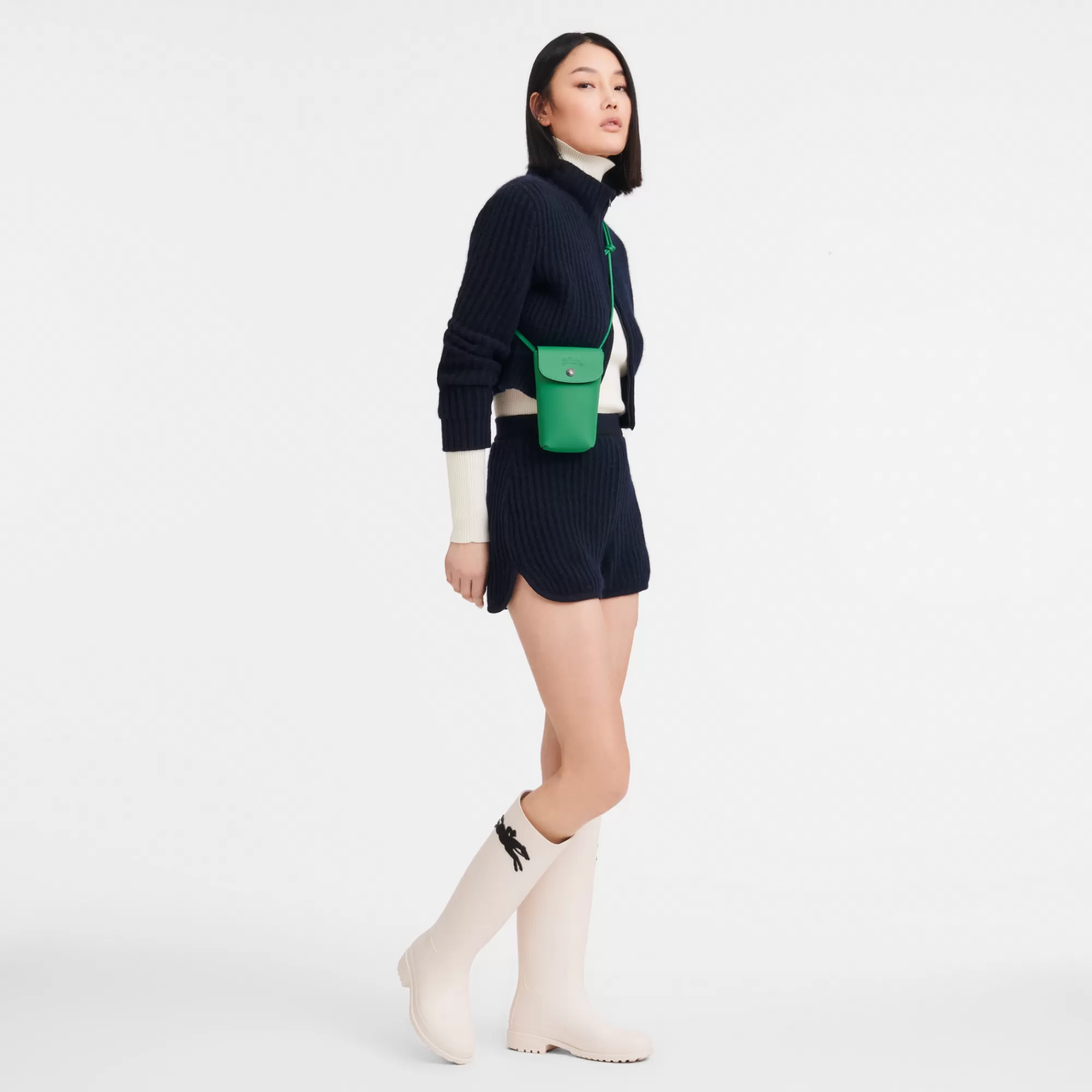 Le Pliage Xtra | Pochettes & Étuis>Longchamp Etui Téléphone Avec Cordon Le Pliage Xtra Vert