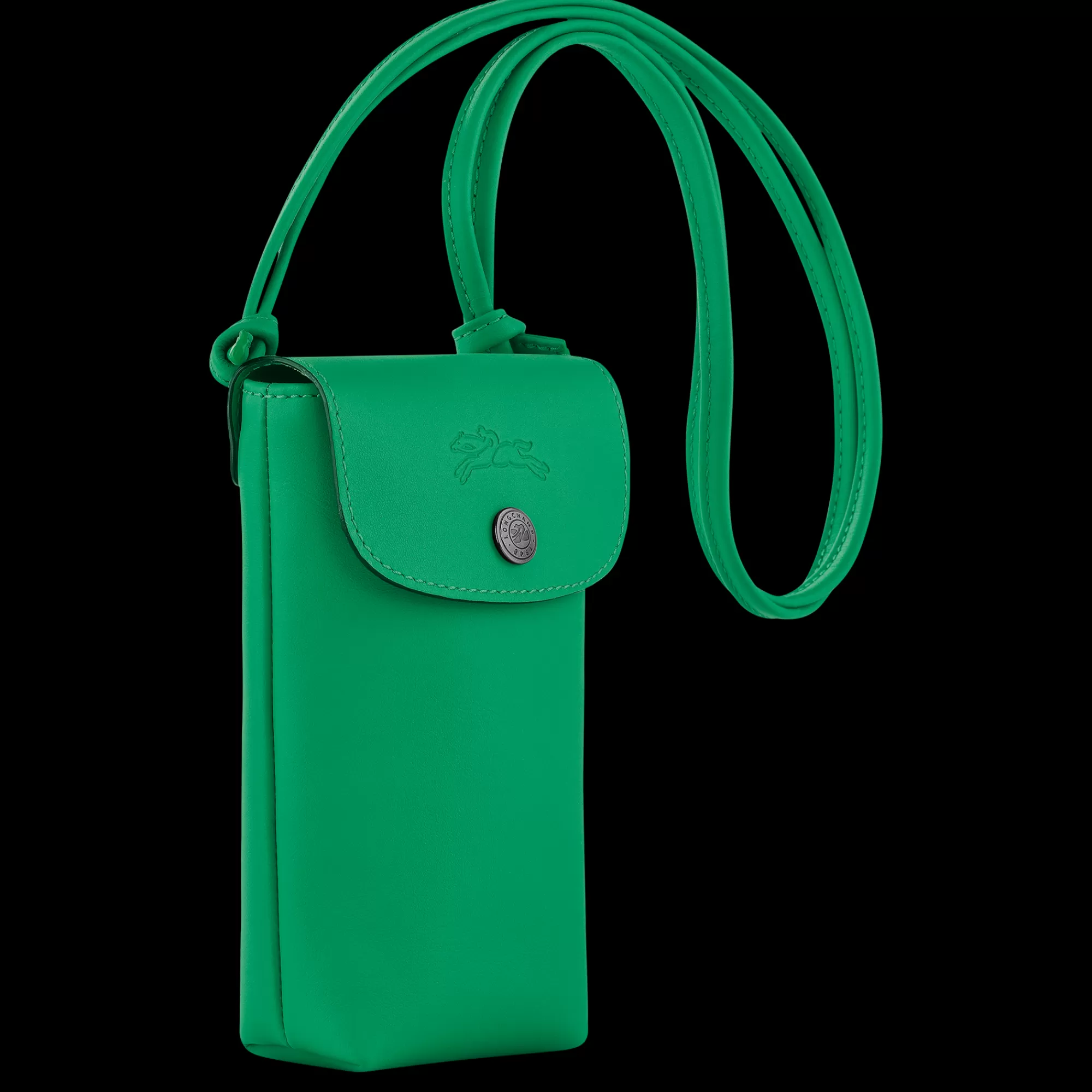 Le Pliage Xtra | Pochettes & Étuis>Longchamp Etui Téléphone Avec Cordon Le Pliage Xtra Vert